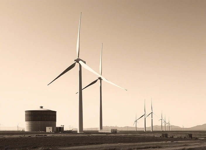 Foto vom Windrad 1985